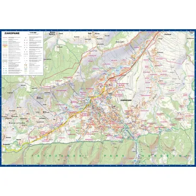 see you! in? Plan miasta Zakopane 1:15 000