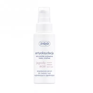 Ziaja Jagody Acai antyoksydacja serum do twarzy i szyi wyg�adzaj�co-uj�drniaj�ce 50 ml