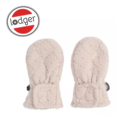Lodger Polarowe rkawiczki niemowlce Fleece Birch 0-12 mies.