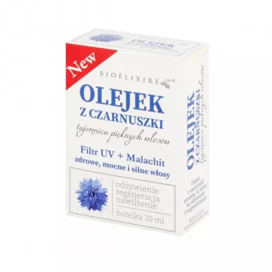 Bioelixire Black Seed Oil regeneruj�cy olejek do w�os�w z czarnuszki 20 ml
