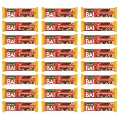 Bakalland BA! Baton orzeszki i bakalie w czekoladzie zestaw 24 x 40 g