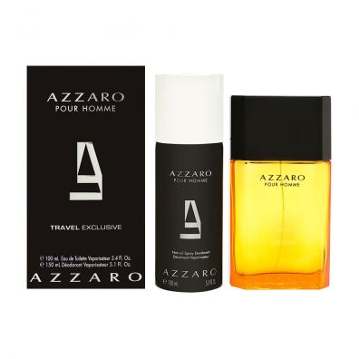 Azzaro Pour Homme Travel Exclusive Woda toaletowa spray 100ml + Dezodorant w sprayu 150ml