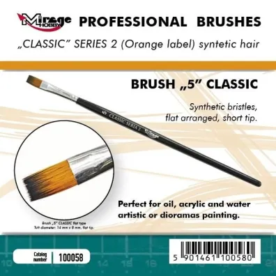 P�dzelek p�aski high quality classic rozm 5