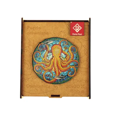 Puzzle 100 drewniane A4 O�miornica Panta Plast
