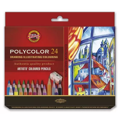 Koh-I-Noor Kredki o��wkowe Polycolor 3834 24 szt.