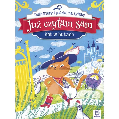 Ju� czytam sam. Kot w butach. Du�e litery i podzia� na sylaby