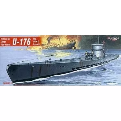 Zestaw do sklejania - U-Boot U-176 IXC Mirage Hobby