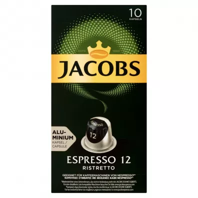 Jacobs Espresso Ristretto Kawa mielona w kapsu�kach system Nespresso 10 x 5,2 g