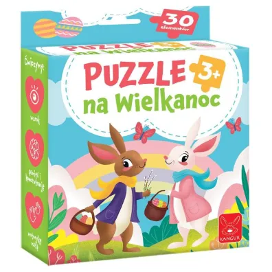 Puzzle na Wielkanoc Kangur