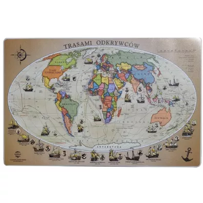 Zachem Podk�adka Mapa Trasami Odkrywc�w