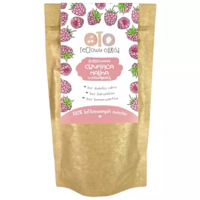 OtoLandia Tczowy ogrd Owoce liofilizowane Malina w kawakach 20 g