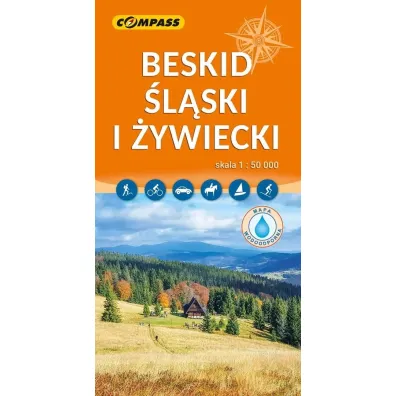 Beskid �l�ski i �ywiecki. Mapa turystyczna w skali 1: 50 000 (wersja wodoodporna)