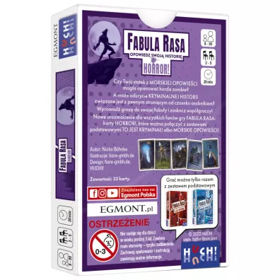 Fabula Rasa Horror dodatek do gry Egmont