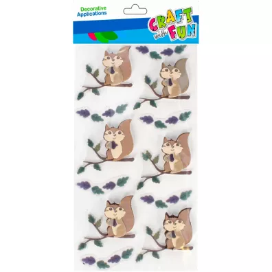 Craft with Fun Naklejki Bo�e Narodzenie 3D Wiewi�reczki