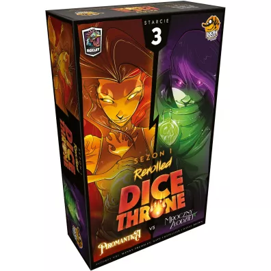 Dice Throne. Starcie 3. Piromantka vs Mroczny Zodziej Lucky Duck Games Polska