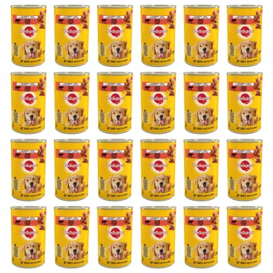 Pedigree Mokra karma dla psa z woowin w galaretce puszka Zgrzewka 24 x 400 g