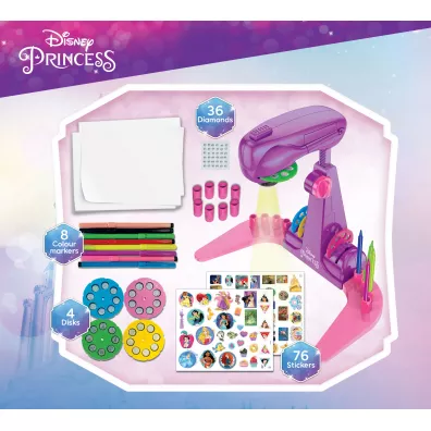Szkoa rysowania z projektorem Disney Princess Lisciani