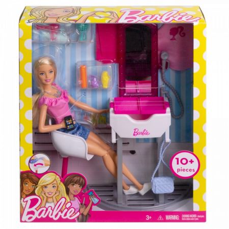 Barbie. Lalka w salonie fryzjerskim Mattel