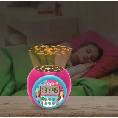 Budzik z projektorem Barbie Lexibook RL977BB