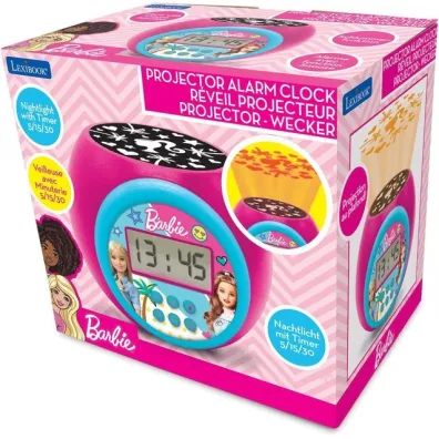 Budzik z projektorem Barbie Lexibook RL977BB