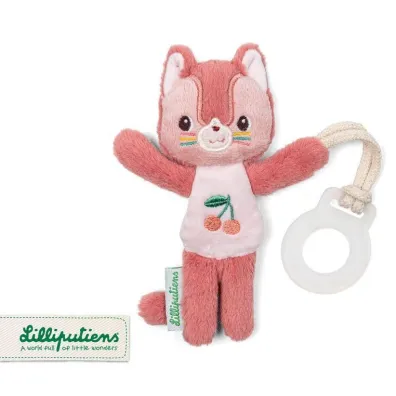 Lilliputiens Zawieszka do smoczka wiecca w ciemnoci Nocny mini przyjaciel Kotka Jeanne 0 m+