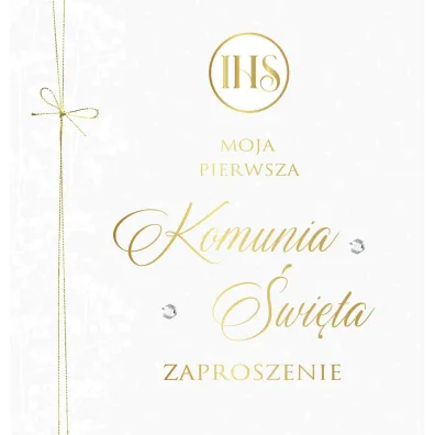 Kukartka Zaproszenie Komunia (5szt)