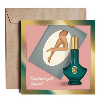 Pieskot Karnet kwadratowy Christmas Set for Her IKS02