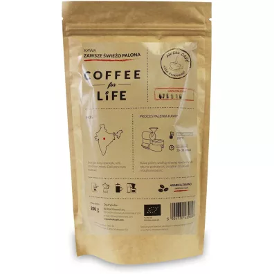 Ale Eko Cafe Kawa 100% arabica ziarnista indie 200 g bio