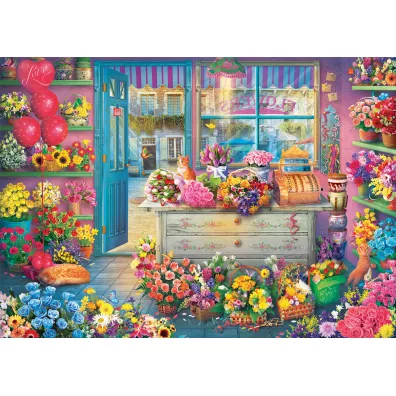 Puzzle 1000 el. PQ Kwiaciarnia Schmidt