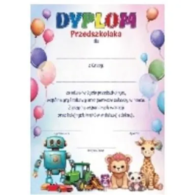 Henry Dyplom A4 Przedszkolaka zabawki (25 szt)