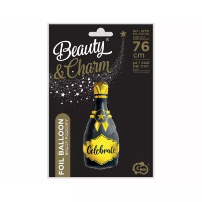Godan Balon foliowy Szampan Celebrate Party 76cm