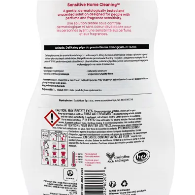 Attitude Sensitive Skin Baby, Delikatny p�yn do prania tkanin dzieci�cych, 35 pra� 1 l