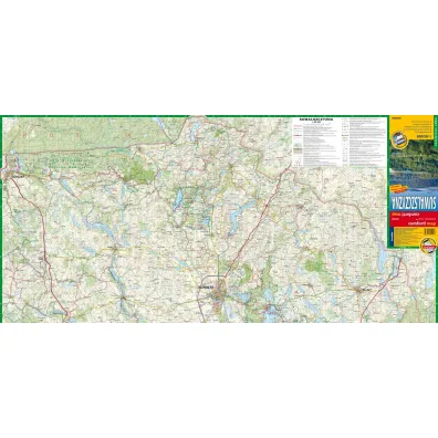 Suwalszczyzna mapa turystyczna 1:85 000 laminat 2024