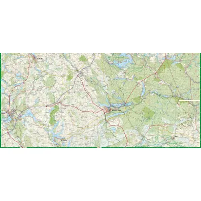 Suwalszczyzna mapa turystyczna 1:85 000 laminat 2024