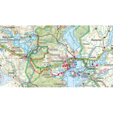 Suwalszczyzna mapa turystyczna 1:85 000 laminat 2024