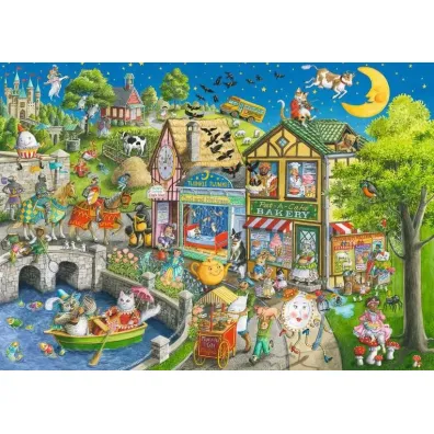 Puzzle 1000 el. 2D Mother Gooseville Ravensburger