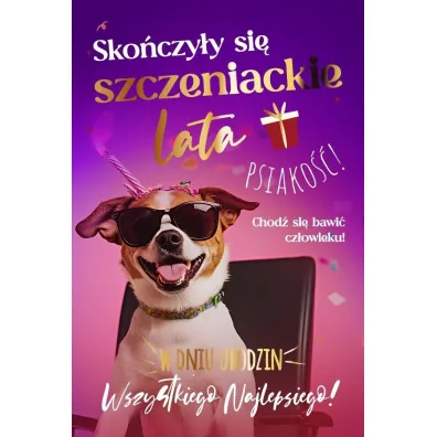 Armin Style KARNET URODZINY 130X210 Z KOP AS AS-39 FOL