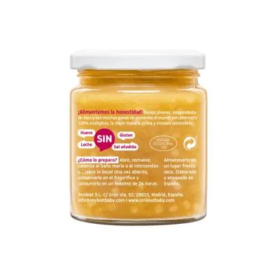 Smileat S�oiczek z ekologicznymi ma�ymi kawa�kami soczewicy i komos� ry�ow� po 10 miesi�cu Zestaw 6 x 230 g Bio