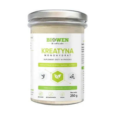Biowen Kreatyna monohydrat - suplement diety 250 g
