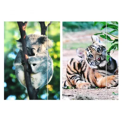 Teczka z gumk� A4 Wild Animal2 STARPAK 559730