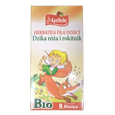 Apotheke Herbatka dla dzieci Dzika ra i rokitnik na odporno 20 x 1.5 g Bio