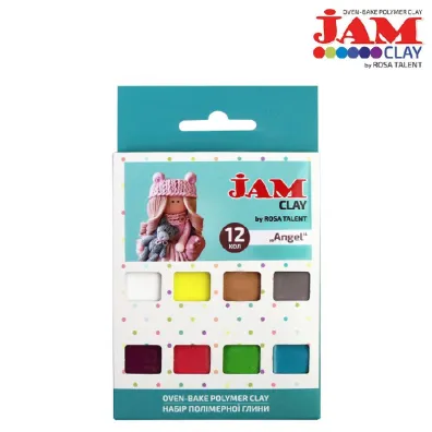 Modelina polimerowa  Angel 12x20 g Rosa