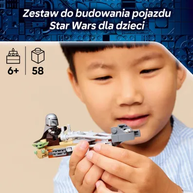LEGO Star Wars �migacz Mandalorianina i Grogu 75436