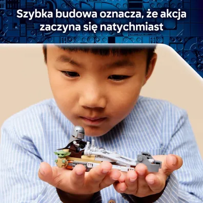 LEGO Star Wars �migacz Mandalorianina i Grogu 75436