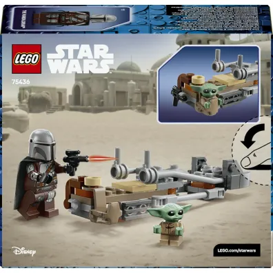 LEGO Star Wars �migacz Mandalorianina i Grogu 75436
