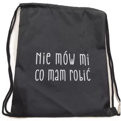 Pajacyk Worek plecak Nie m�w mi co mam robi�