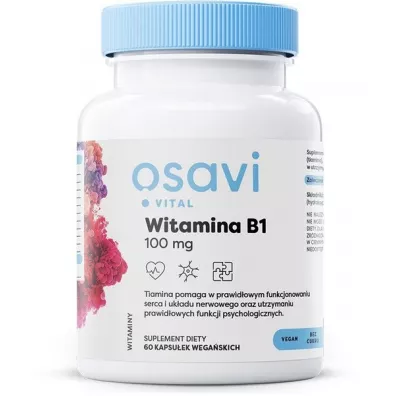 Osavi Witamina B1 100 mg Suplement diety 60 kaps.