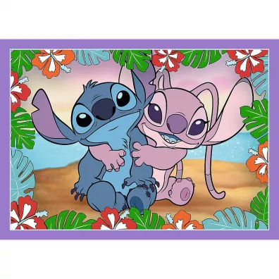 Puzzle 4w1 - Szalony dzie� Lilo & Stitch (35+48+54+70 el.) Trefl