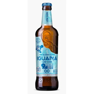 Iguana Piwo bezalkoholowe low carb 475 ml