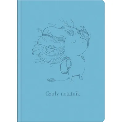 Czu�y notatnik niebieski